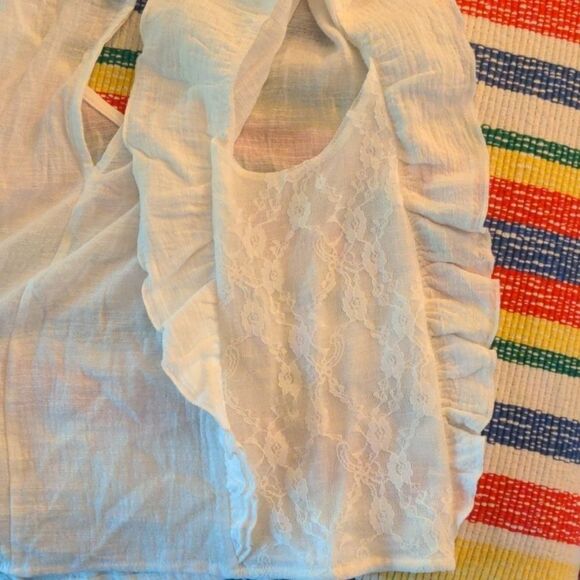 June‎ & Hudson women's sheer white top - Picture 4 of 9